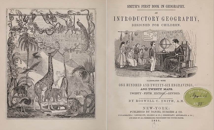 Introductory Geography, 1855 